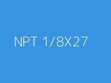 NPT 1/8X27 